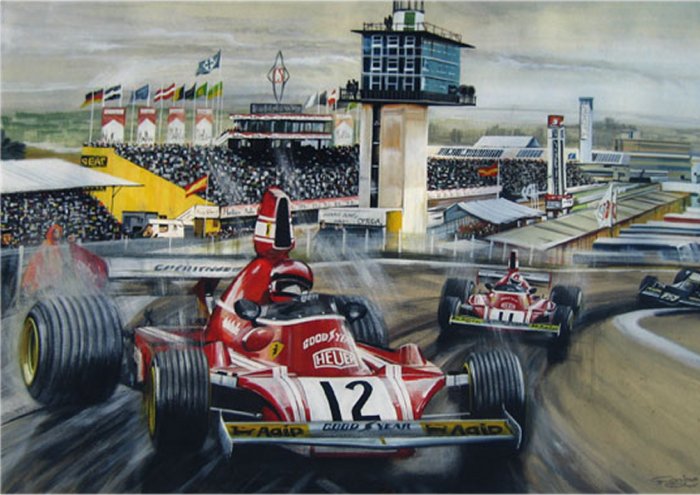 Niki Lauda Austrian Formula One driver and a three-time F1 World Drivers Champion